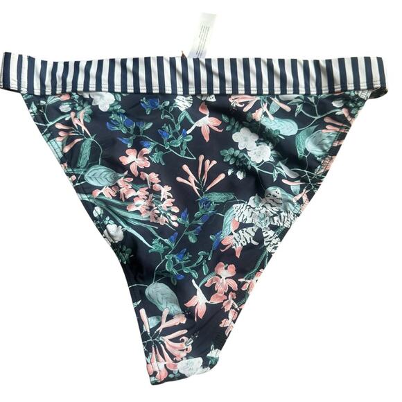 Tart Collections High Cut Floral Print Riley Cheeky Bikini Bottom Size L NWOT - Picture 3 of 10